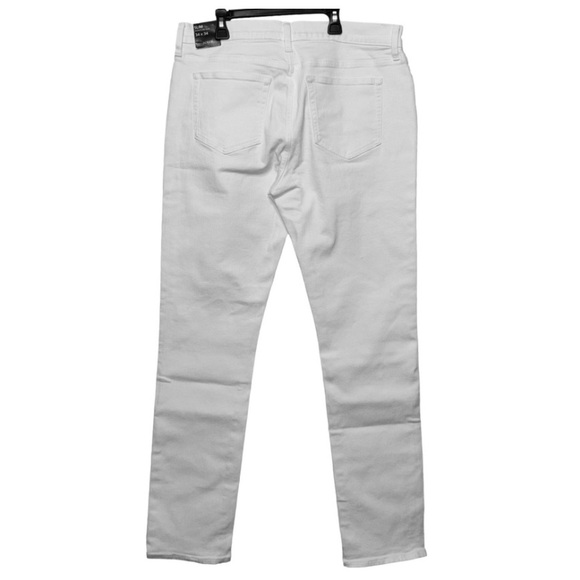 J.Crew Factory Slim Fit Flex Jeans White 34x34 Stretch Denim NWT - Picture 3 of 5